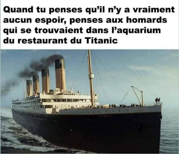 image drole titanic